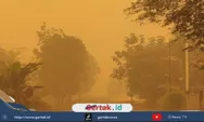 ISPU Palangka Raya Tembus 1.300, Langit Siang Hari Berubah Cokelat akibat Karhutla