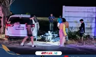 Toyota Innova Tabrak Yamaha NMAX di Camplong Sampang, Tiga Orang Dilarikan ke RSUD