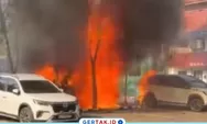 Kebakaran Mobil di Tebet, Penyebab dan Jumlah Kendaraan Terdampak Belum Diketahui