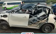 Kecelakaan Wuling Binguo EV di Tol Ancol, Korban Dievakuasi ke Rumah Sakit