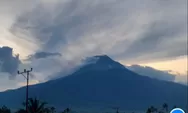 Jumlah Gempa Erupsi Menurun, PVMBG Turunkan Status Gunung Lewotobi Flores Timur dari Awas jadi Siaga