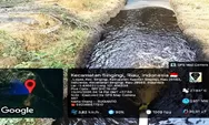 Diduga Tercemar Limbah  PT.PCS, Air Anak Sungai Singingi Berubah Gelap