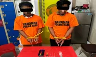 Polsek Kuantan Hilir Ringkus Dua Pria Terkait Narkoba di Pondok Kebun