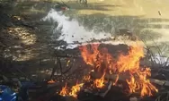 Aduan Warga via Hotline 110 Direspons Cepat, Polisi Musnahkan Dua Rakit PETI di Kuansing