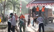 Jelang HUT Ke-81 RI, TNI-Polri Dan Warga Gotong Royong Bersihkan TMP Taccorong Bulukumba