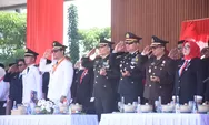 Kapolres Bulukumba Hadiri Upacara HUT ke-81 RI, Polres Turunkan Tiga Peleton Personel