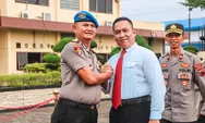 Jelang Purna Tugas, Kasi Propam Polres Tegal Kota Terima Pangkat Pengabdian