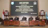Fraksi DPRD Kota Tegal Sampaikan Pandangan Umum Tiga Raperda