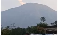 Aktifitas Vulkanik Gunung Slamet di Jawa Tengah Meningkat, Suhu Maksimum Kawah Naik Drastis 