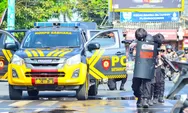 Ratusan Personel Gabungan Ikuti Simulasi Pengamanan, Polres Tegal Kota Siap Hadapi Berbagai Situasi
