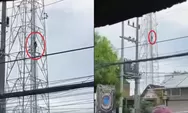 Viral Dugaan Aksi Nekat Pemuda 24 Tahun Panjat Tower Gegara Putus Cinta, Berujung Evakuasi Dramatis