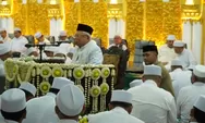 Mantan Wapres Ma ruf Amin Hadiri Haul Akbar Tegal Raya