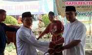 Polres Tegal Kota Salurkan 2 Sapi dan 11 Kambing Qurban Usai Salat Idul Adha