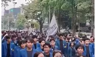 Ratusan Mahasiswa Di Semarang Lakukan Unjuk Rasa Protes Kondisi Ekonomi 