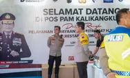Kapolda Jateng Cek Posko Terpadu GT Kalikangkung, Pastikan Kesiapan Pengamanan Arus Mudik