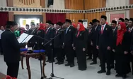 Wagub Mian Lantik 54 Pejabat Eselon III Pemprov Bengkulu
