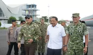 Menhan Sjafrie Sjamsoedin Kunjungi Bengkulu, Wagub Mian Laporkan Kesiapan Lahan Pembangunan Lanud