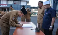 Kepala OPD Lingkup Pemprov Bengkulu Tandatangani Surat Pernyataan Tidak Lakukan Pungli