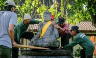 Jelang Waisak, Arca Unfinished Buddha di Candi Borobudur Dipindahkan ke Lokasi Asal di Lapangan Kenari