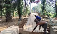 Pembangunan Jembatan Gantung Perintis Garuda di Desa Pagar Ruyung, Bengkulu Utara  Segera Rampung