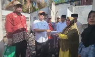 Sekda Herwan Antoni Serahkan Bantuan Korban Kebakaran di Kota Bengkulu