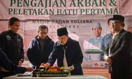 Ketua Dewan Masjid Indonesia Meletakan Batu Pertama Masjid Hajjah Yuliana di Melbourne