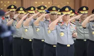 Polri Laksanakan Kenaikan Pangkat 87 Perwira Tinggi, Empat Perwira Raih Bintang Tiga