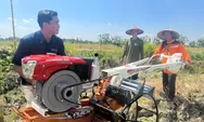 Bandara Ahmad Yani Bantu Petani Demak, Hand Tractor Disalurkan untuk Genjot Produktivitas