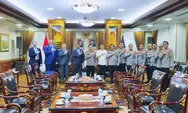 Kapolri Terima Audiensi Direktur FBI, Perkuat Kerja Sama Penanggulangan Kejahatan Transnasional