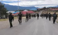 Jelang HUT ke-81 RI, Satgas Kepolisian Ops Damai Cartenz Bersama  TNI Perkuat Pengamanan di Intan Jaya