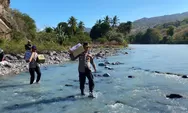 Menembus Jalan Terjal,, Kapolres Nagekeo Salurkan Bantuan Kapolda NTT Warga Terdampak Gempa