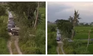 Diduga Salah Arah Navigasi Google Maps, Puluhan Mobil Pemudik Tersesat hingga Masuk Jalan Setapak di Sleman