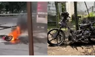 Motor Terbakar Usai Isi BBM di SPBU Semarang Viral, Dugaan Penolakan APAR Disorot, Berujung Damai