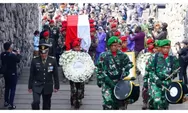 Pemakaman Militer Tiga Prajurit Gugur Misi UNIFIL Dipimpin Agus Subiyanto di Bandung, Negara Beri Penghormatan dan Hak Anumerta Penuh bagi Pahlawan TN