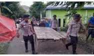 Pasca Gempa M 4,7 Guncang Flores Timur, Polres Bergerak Evakuasi dan Salurkan Bantuan