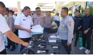 Irwasda Polda NTT Periksa Kendaraan dan Senjata Api di Polresta Kupang Kota