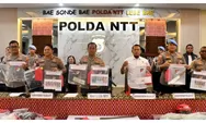  Operasi Pemberantasan Kejahatan, Polda NTT Sita 245 Barang Bukti dan Amankan 87 Tersangka
