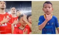 Viral Tangis Syailendra di GBK, Bocah Asal Manado Wujudkan Mimpi Jadi Player Escort Timnas Indonesia