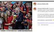 Keluarga Kerajaan Rayakan Gelar Juara Dunia Kedua Spanyol, Princess Infanta Sofia: Pertandingan yang Tak Terlupakan