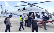 Helikopter Evakuasi Dua Warga Palue ke Maumere, Lansia Patah Tulang dan Ibu Hamil Siap Bersalin