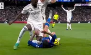 Bek Real Madrid Dikecam Lakukan Gerakan MMA dengan Tekel Lutut ke Wajah Lawan