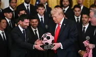 Lionel Messi Tepuk Tangan Saat Donald Trump Jelaskan Perang Iran