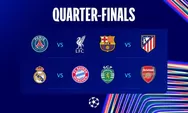 Liga Champions: Ini Dia Delapan Tim yang akan Berhadapan di Perempat Final