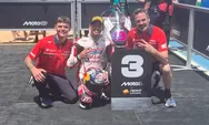 Veda Ega Pratama Raih Podium 3 Moto3 di Grand Prix Brasil