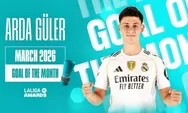 Cetak Gol Spektakuler, Arda Guler Diganjar Gol Terbaik Bulan Maret di LaLiga