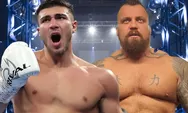 Pertarungan Tinju Gila, Tommy Fury Tantang Manusia Terkuat Dunia Eddie Hall