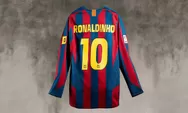 Jersey Reissue Ronaldinho Barcelona 2005/06 dari Nike Jadi Kesempurnaan Nostalgia