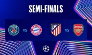 Ini Dia, Semifinalis Liga Champions dan Jadwal Pertandingannya