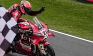 Pembalap Ducati Nicolo Bulega Kemas Hattrick Kemenangan di WorldSBK Belanda