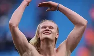 Bikin Heboh, Erling Haaland Pamer Fisik yang Bugar dengan Rambut Terurai